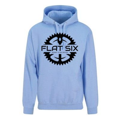 Flat Six Meant To Be Driven W Gear Sport Car Unisex Surf Hoodie