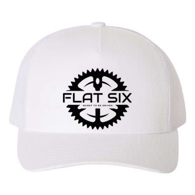 Flat Six Meant To Be Driven W Gear Sport Car Yupoong Adult 5-Panel Trucker Hat