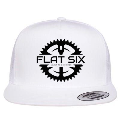 Flat Six Meant To Be Driven W Gear Sport Car Flat Bill Trucker Hat