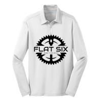 Flat Six Meant To Be Driven W Gear Sport Car Silk Touch Performance Long Sleeve Polo