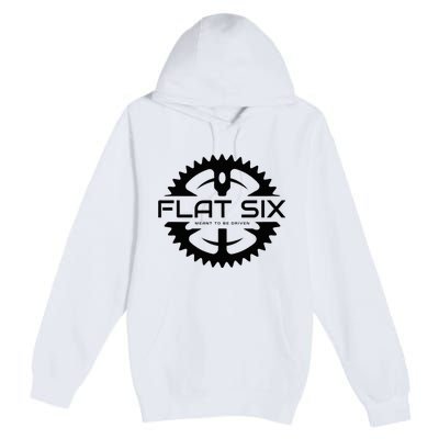 Flat Six Meant To Be Driven W Gear Sport Car Premium Pullover Hoodie