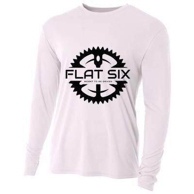 Flat Six Meant To Be Driven W Gear Sport Car Cooling Performance Long Sleeve Crew