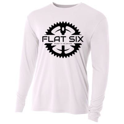 Flat Six Meant To Be Driven W Gear Sport Car Cooling Performance Long Sleeve Crew