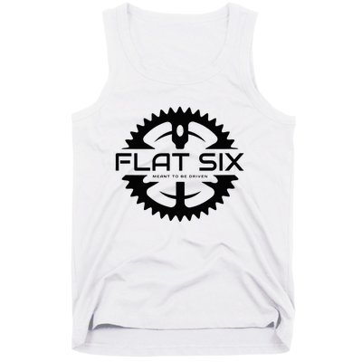 Flat Six Meant To Be Driven W Gear Sport Car Tank Top