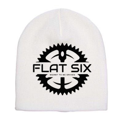 Flat Six Meant To Be Driven W Gear Sport Car Short Acrylic Beanie