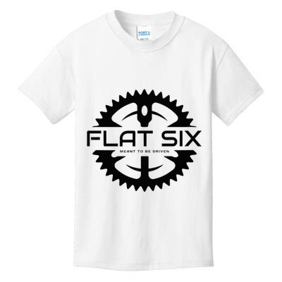 Flat Six Meant To Be Driven W Gear Sport Car Kids T-Shirt