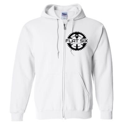 Flat Six Meant To Be Driven W Gear Sport Car Full Zip Hoodie