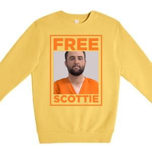 Free Scottie Mugshot Premium Crewneck Sweatshirt