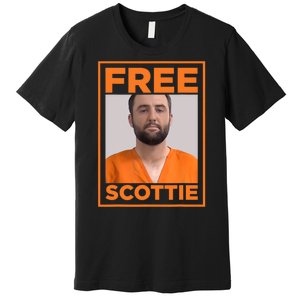 Free Scottie Mugshot Premium T-Shirt