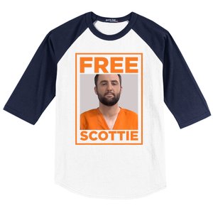 Free Scottie Mugshot Baseball Sleeve Shirt