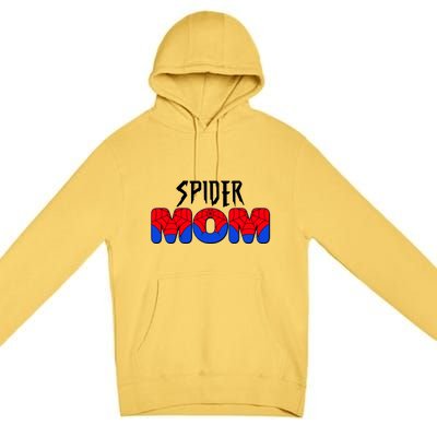 Funny Spider Mom Matching Family Shirts Premium Pullover Hoodie