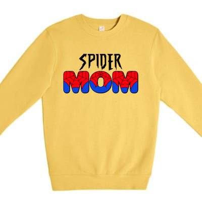 Funny Spider Mom Matching Family Shirts Premium Crewneck Sweatshirt