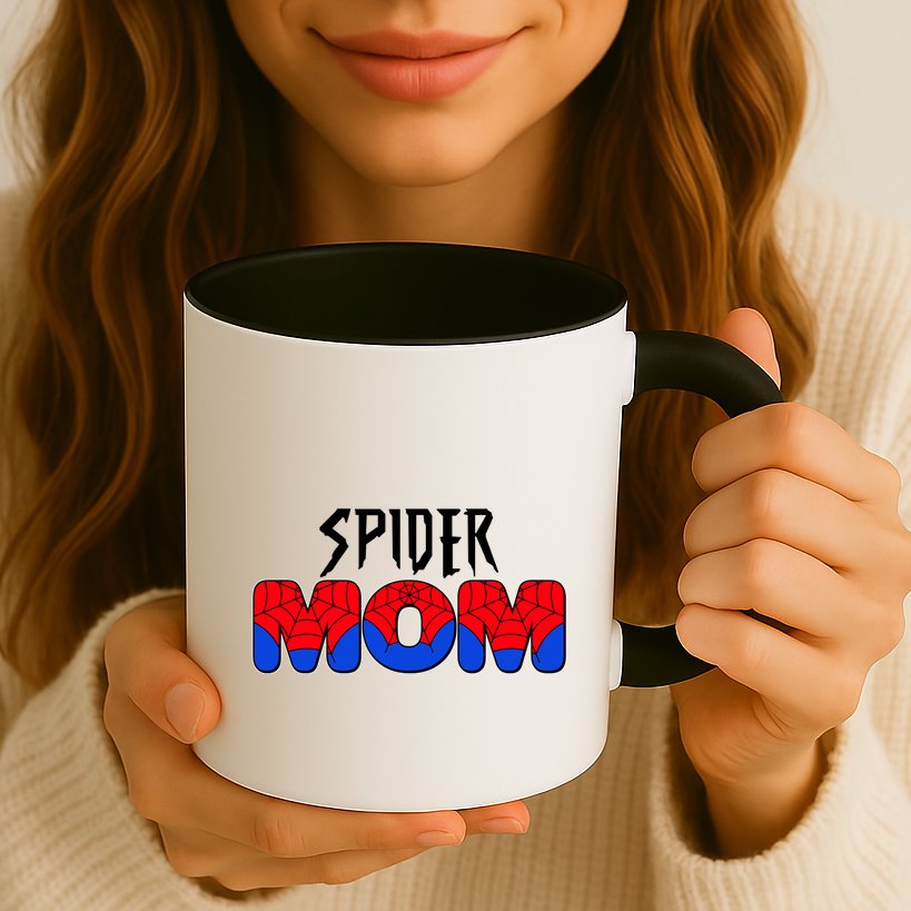 Funny Spider Mom Matching Family Shirts Mug