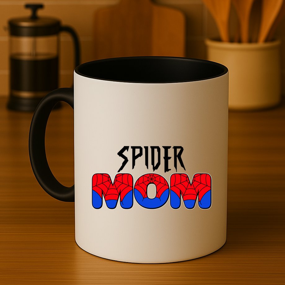 Funny Spider Mom Matching Family Shirts Mug