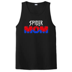 Funny Spider Mom Matching Family Shirts PosiCharge Competitor Tank