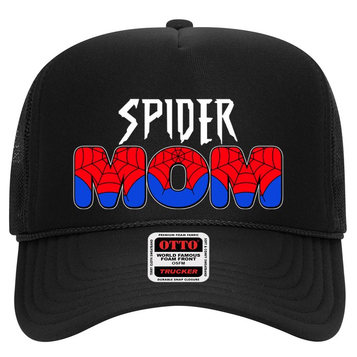 Funny Spider Mom Matching Family Shirts Trucker Hat