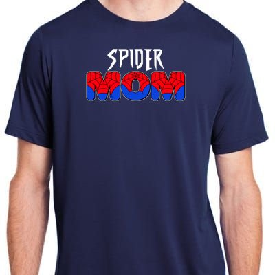 Funny Spider Mom Matching Family Shirts Adult ChromaSoft Performance T-Shirt