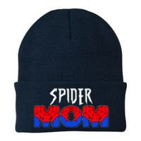 Funny Spider Mom Matching Family Shirts Knit Cap Winter Beanie