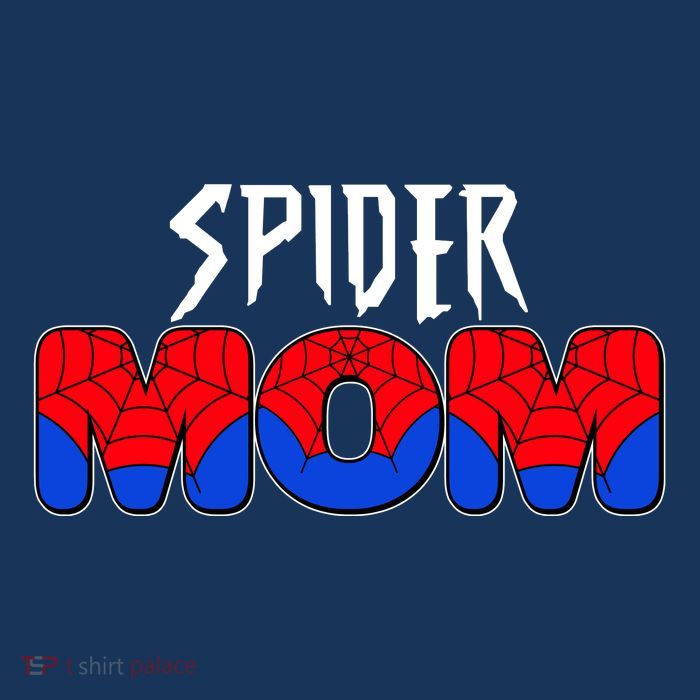 Funny Spider Mom Matching Family Shirts Flatbill Hat