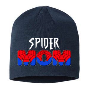 Funny Spider Mom Matching Family Shirts Sustainable Beanie