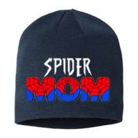 Funny Spider Mom Matching Family Shirts Sustainable Beanie