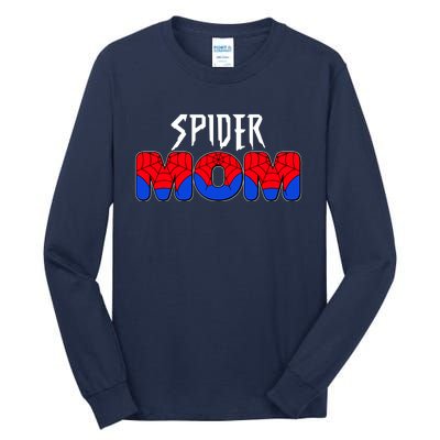 Funny Spider Mom Matching Family Shirts Tall Long Sleeve T-Shirt