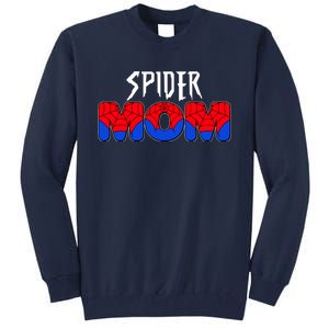 Funny Spider Mom Matching Family Shirts Tall Sweatshirt