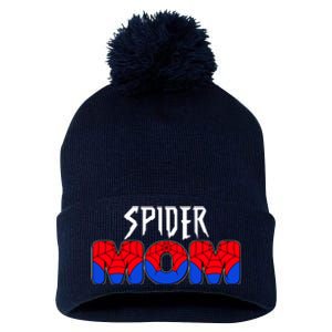 Funny Spider Mom Matching Family Shirts Pom Pom 12in Knit Beanie