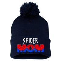 Funny Spider Mom Matching Family Shirts Pom Pom 12in Knit Beanie