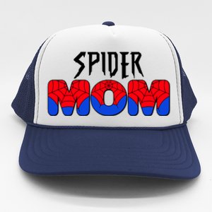 Funny Spider Mom Matching Family Shirts Trucker Hat