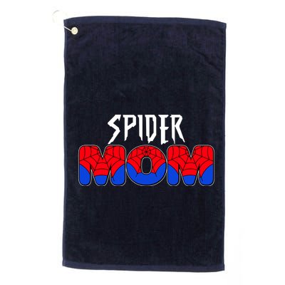 Funny Spider Mom Matching Family Shirts Golf Towel