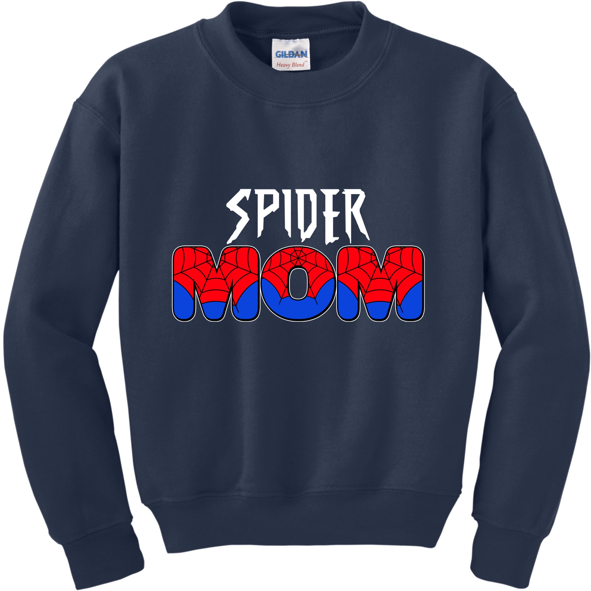 Funny Spider Mom Matching Family Shirts Kids Sweatshirt