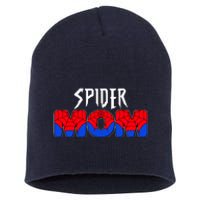 Funny Spider Mom Matching Family Shirts Short Acrylic Beanie