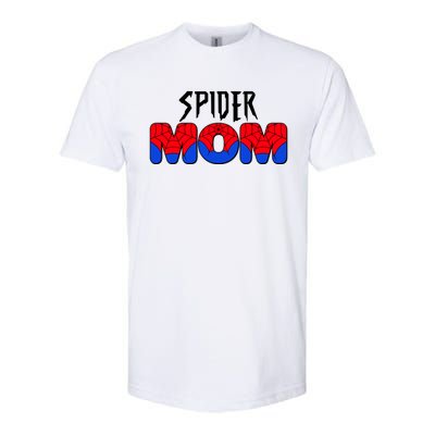 Funny Spider Mom Matching Family Shirts Softstyle CVC T-Shirt