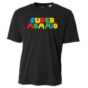 Funny Super Mommio Mother's Day Gamer Cooling Performance Crew T-Shirt