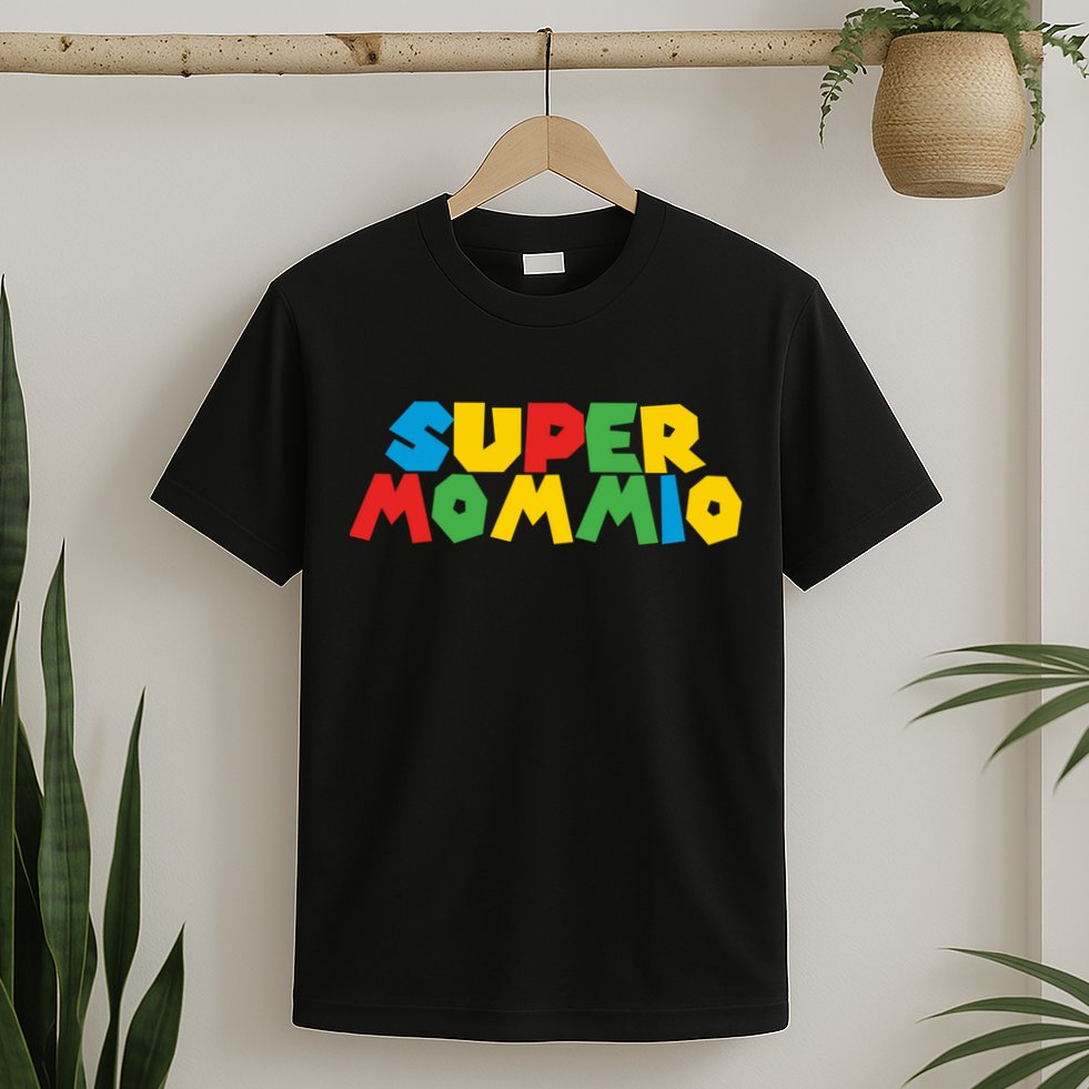 Funny Super Mommio Mother's Day Gamer T-Shirt
