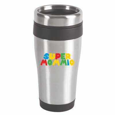 Funny Super Mommio Mother's Day Gamer 16oz Travel Tumbler