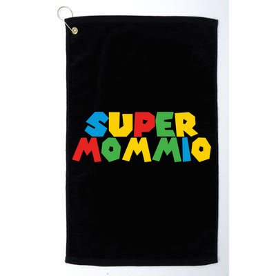Funny Super Mommio Mother's Day Gamer Golf Towel