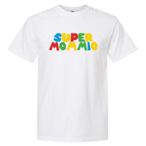 Funny Super Mommio Mother's Day Gamer Garment-Dyed Heavyweight T-Shirt