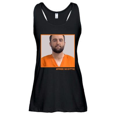 Free Scottie Mugshot Ladies Essential Flowy Tank