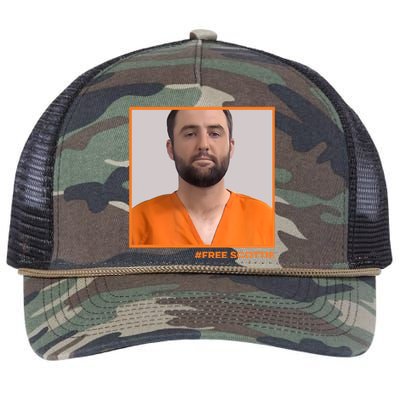 Free Scottie Mugshot Retro Rope Trucker Hat Cap