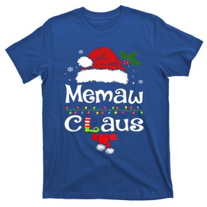 Funny Santa Memaw Claus Christmas Matching Family Funny Gift T-Shirt