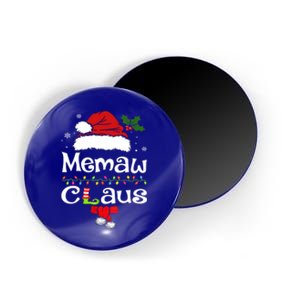 Funny Santa Memaw Claus Christmas Matching Family Funny Gift Magnet