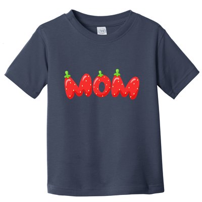 Fruitarian Strawberry Mom Loves Berries Perfect MotherS Day Toddler T-Shirt