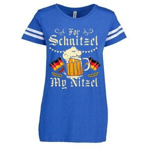 For S.chnitzel My Nitzel Funny O.ktoberfest Enza Ladies Jersey Football T-Shirt