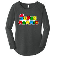 Funny Super Mommio Mother's Day Gamer Women's Perfect Tri Tunic Long Sleeve Shirt