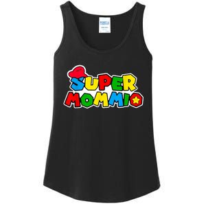 Funny Super Mommio Mother's Day Gamer Ladies Essential Tank