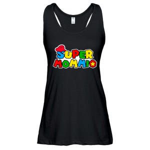 Funny Super Mommio Mother's Day Gamer Ladies Essential Flowy Tank