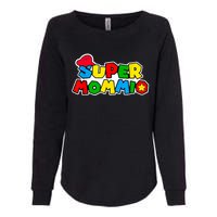 Funny Super Mommio Mother's Day Gamer Womens California Wash Sweatshirt