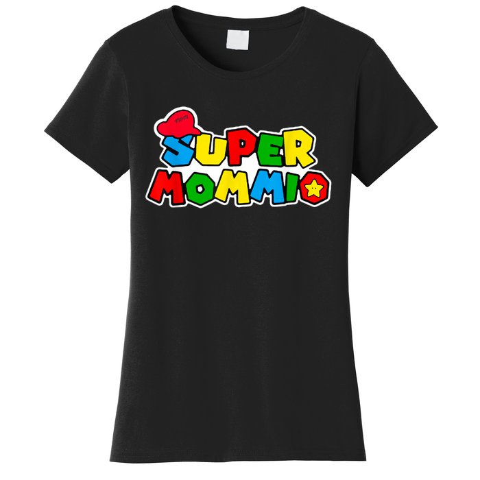 Funny Super Mommio Mother's Day Gamer Women's T-Shirt